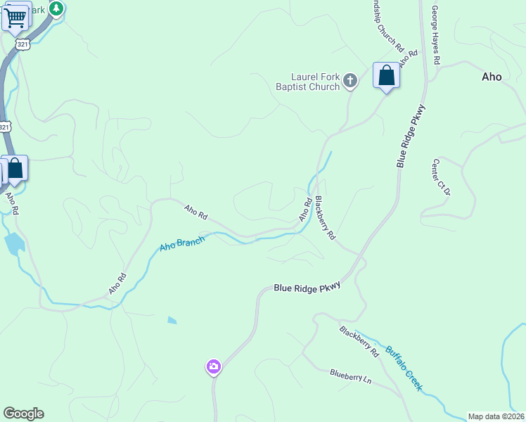 map of restaurants, bars, coffee shops, grocery stores, and more near 274 Locust Point Drive in Boone