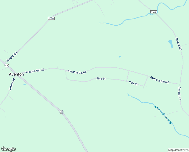 map of restaurants, bars, coffee shops, grocery stores, and more near 811 Aventon Gin Road in Whitakers