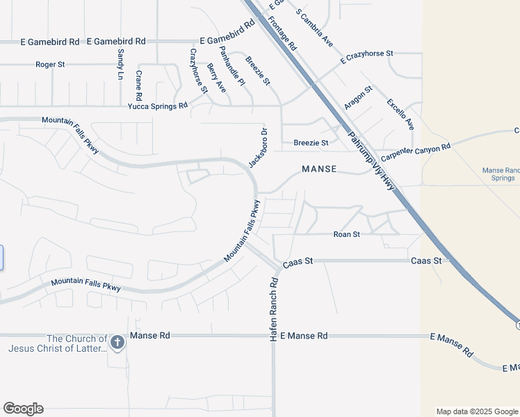 map of restaurants, bars, coffee shops, grocery stores, and more near 4575 South Sicily Lane in Pahrump