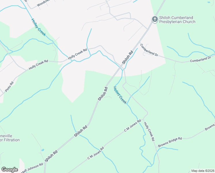 map of restaurants, bars, coffee shops, grocery stores, and more near 1832 Shiloh Road in Greeneville