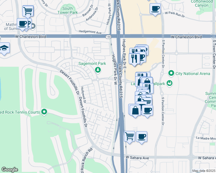 map of restaurants, bars, coffee shops, grocery stores, and more near 11232 Pismo Dunes Court in Las Vegas
