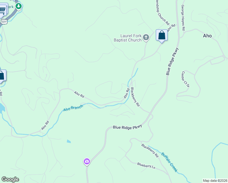 map of restaurants, bars, coffee shops, grocery stores, and more near 274 Locust Point Drive in Boone