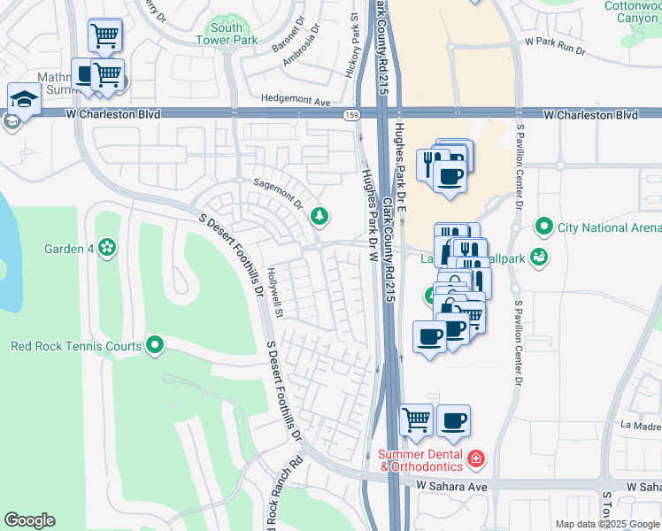 map of restaurants, bars, coffee shops, grocery stores, and more near 11236 Pismo Dunes Court in Las Vegas
