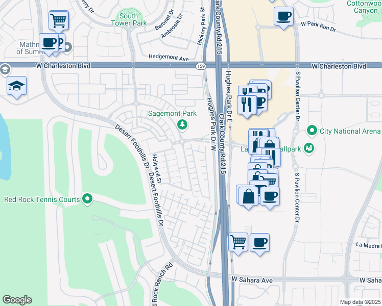 map of restaurants, bars, coffee shops, grocery stores, and more near 11232 Pismo Dunes Court in Las Vegas