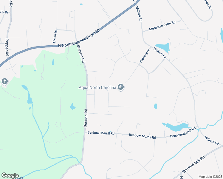 map of restaurants, bars, coffee shops, grocery stores, and more near 2124 Beeson Road in Oak Ridge