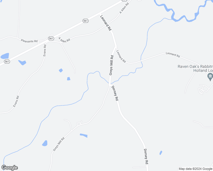 map of restaurants, bars, coffee shops, grocery stores, and more near 1365 Greys Mill Road in Louisburg