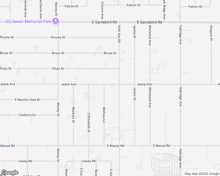 map of restaurants, bars, coffee shops, grocery stores, and more near 1921 Jeane Avenue in Pahrump
