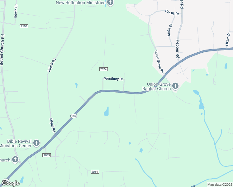 map of restaurants, bars, coffee shops, grocery stores, and more near 1424 Oak Ridge Road in Kernersville