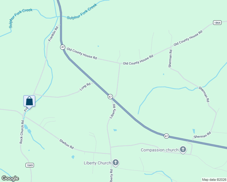 map of restaurants, bars, coffee shops, grocery stores, and more near 1021 Liberty Road in Charlotte