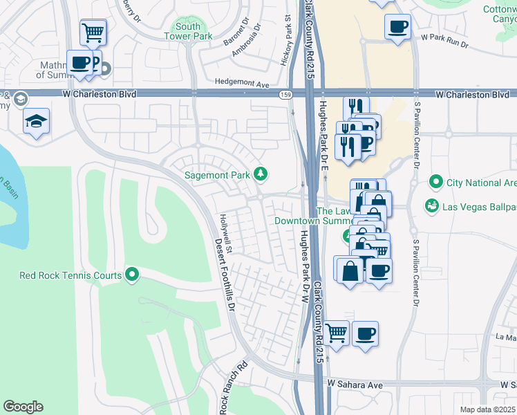 map of restaurants, bars, coffee shops, grocery stores, and more near 1787 Cape Cod Landing Drive in Las Vegas