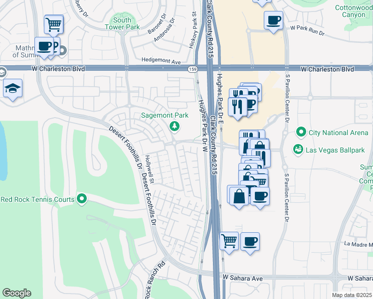 map of restaurants, bars, coffee shops, grocery stores, and more near 11232 Pismo Dunes Court in Las Vegas