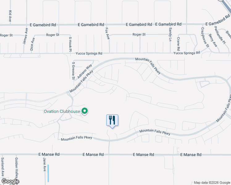 map of restaurants, bars, coffee shops, grocery stores, and more near 5095 Long Leaf Court in Pahrump