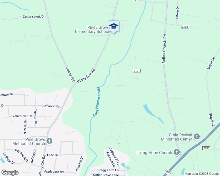 map of restaurants, bars, coffee shops, grocery stores, and more near 8730 Chestnutwood Drive in Kernersville