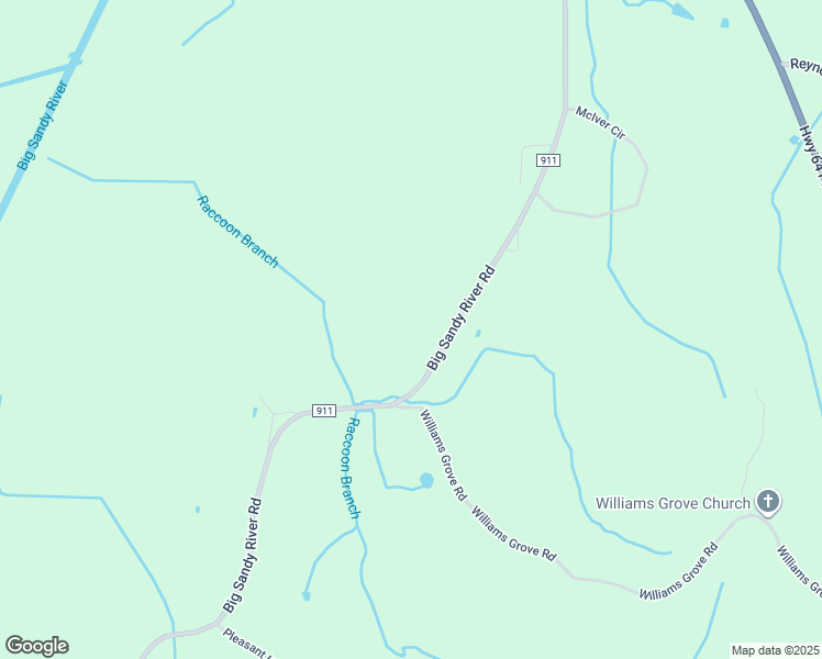 map of restaurants, bars, coffee shops, grocery stores, and more near 9895 Big Sandy River Rd in Camden