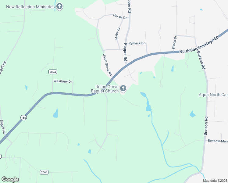 map of restaurants, bars, coffee shops, grocery stores, and more near 1519 Oak Ridge Road in Kernersville