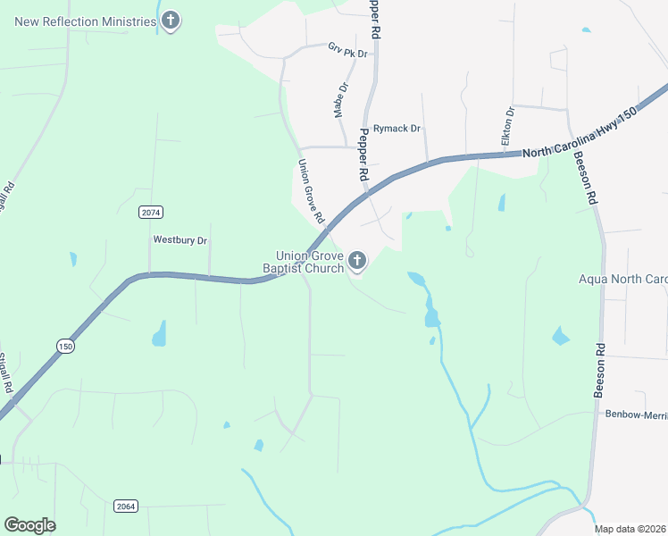 map of restaurants, bars, coffee shops, grocery stores, and more near 1519 Oak Ridge Road in Kernersville
