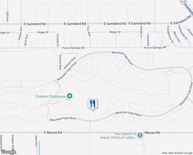 map of restaurants, bars, coffee shops, grocery stores, and more near 5119 Long Leaf Court in Pahrump