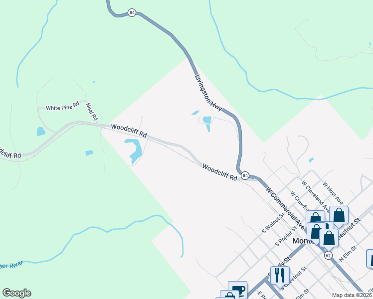 map of restaurants, bars, coffee shops, grocery stores, and more near 441 Woodcliff Road in Monterey