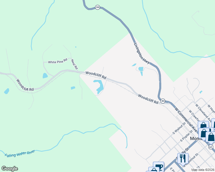 map of restaurants, bars, coffee shops, grocery stores, and more near 562 Allie Lane in Monterey