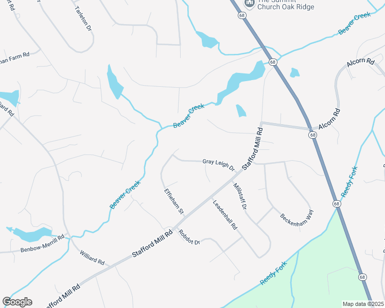 map of restaurants, bars, coffee shops, grocery stores, and more near 5502 Gray Leigh Drive in Oak Ridge
