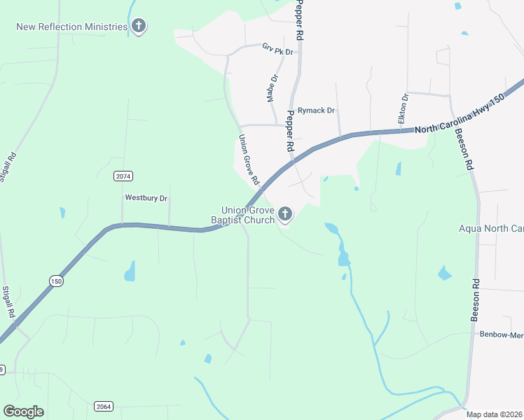 map of restaurants, bars, coffee shops, grocery stores, and more near 1600 Oak Ridge Road in Oak Ridge