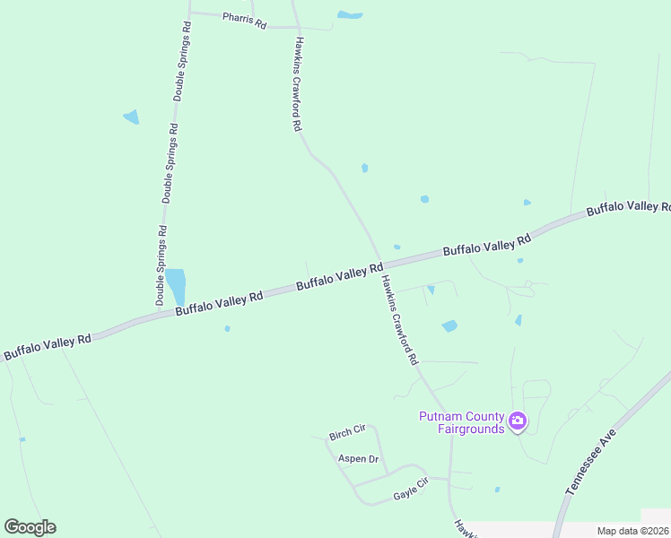 map of restaurants, bars, coffee shops, grocery stores, and more near 4085 Buffalo Valley Road in Cookeville