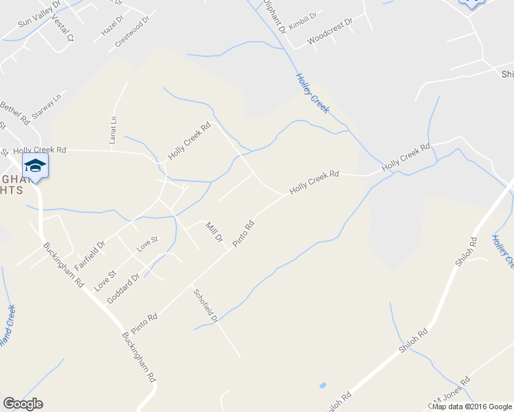 map of restaurants, bars, coffee shops, grocery stores, and more near 665 Pinto Rd in Greeneville