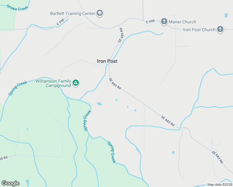 map of restaurants, bars, coffee shops, grocery stores, and more near 458 Southeast 683 Road in Locust Grove