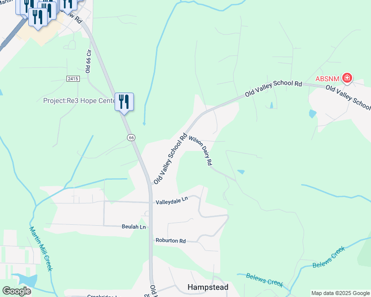 map of restaurants, bars, coffee shops, grocery stores, and more near 5562 Old Valley School Road in Kernersville