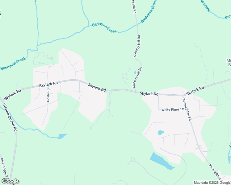 map of restaurants, bars, coffee shops, grocery stores, and more near 6398 Skylark Road in Pfafftown