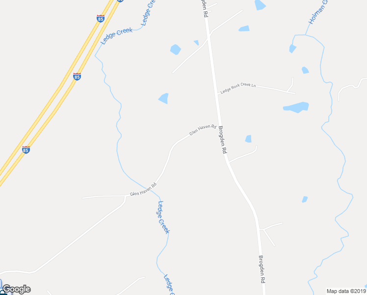 map of restaurants, bars, coffee shops, grocery stores, and more near 2621 Brogden Road in Creedmoor