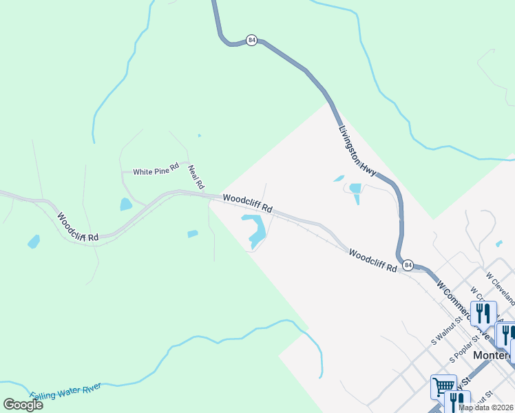 map of restaurants, bars, coffee shops, grocery stores, and more near 562 Allie Lane in Monterey