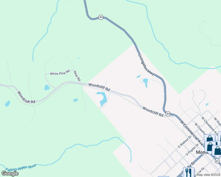 map of restaurants, bars, coffee shops, grocery stores, and more near 562 Allie Lane in Monterey