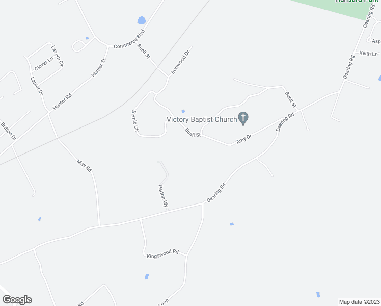 map of restaurants, bars, coffee shops, grocery stores, and more near 5737 Buell Street in Talbott