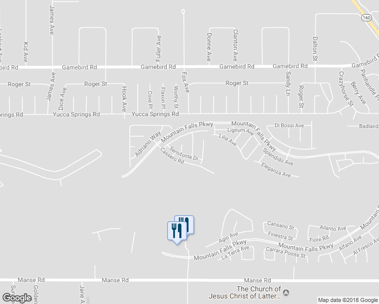 map of restaurants, bars, coffee shops, grocery stores, and more near 4454 Luciano Avenue in Pahrump