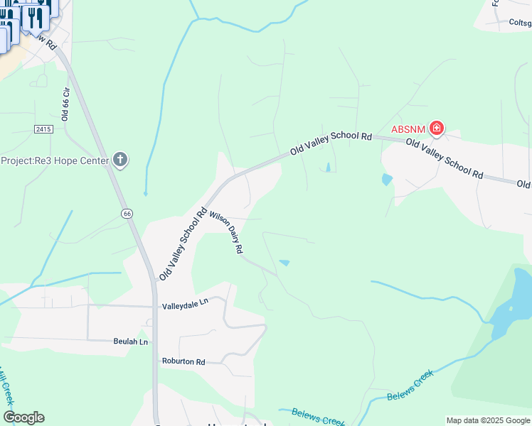 map of restaurants, bars, coffee shops, grocery stores, and more near 2471 Mounce Road in Kernersville