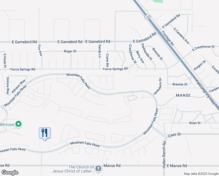 map of restaurants, bars, coffee shops, grocery stores, and more near 5550 East Volterra Drive in Pahrump