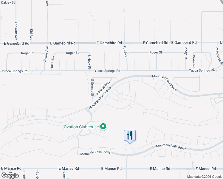 map of restaurants, bars, coffee shops, grocery stores, and more near 4886 Monte Penne Way in Pahrump