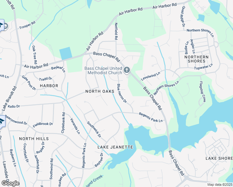 map of restaurants, bars, coffee shops, grocery stores, and more near 5509 Blue Heron Drive in Greensboro
