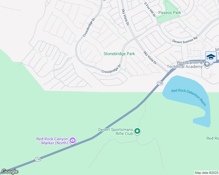 map of restaurants, bars, coffee shops, grocery stores, and more near 12373 Skyracer Drive in Las Vegas