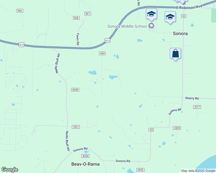 map of restaurants, bars, coffee shops, grocery stores, and more near 19606 Bennington Road in Springdale