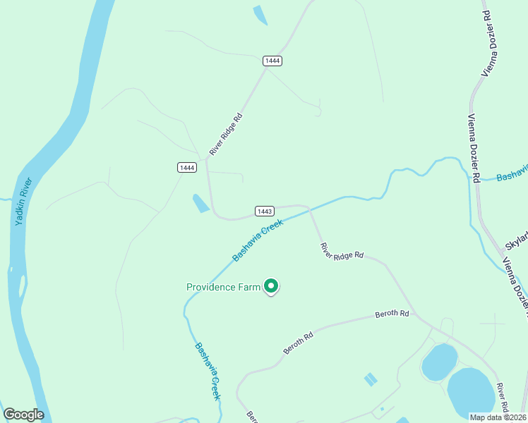 map of restaurants, bars, coffee shops, grocery stores, and more near 3521 River Ridge Road in Pfafftown