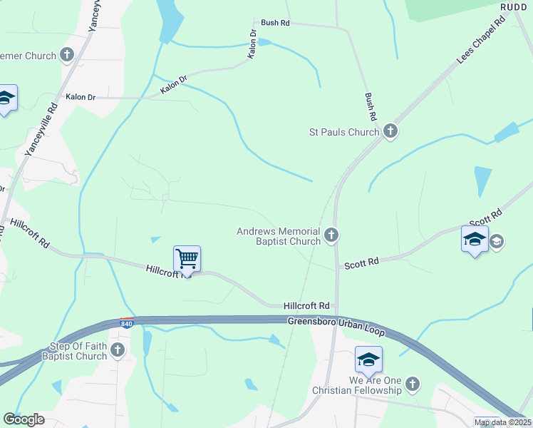 map of restaurants, bars, coffee shops, grocery stores, and more near 1457 Miltonwood Road in Browns Summit