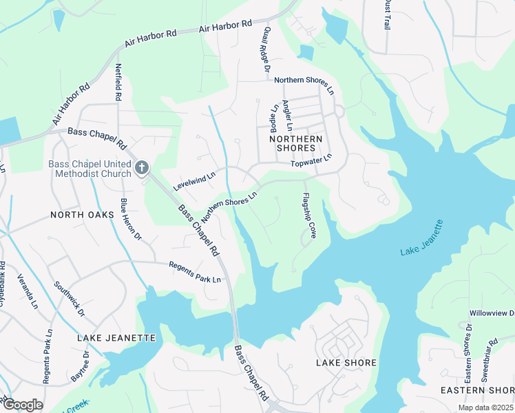 map of restaurants, bars, coffee shops, grocery stores, and more near 3 Sunfish Point in Greensboro