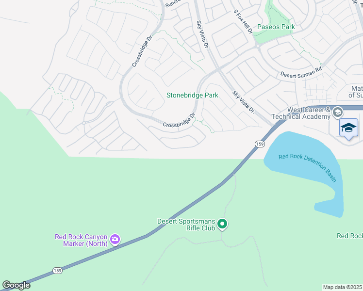 map of restaurants, bars, coffee shops, grocery stores, and more near 12373 Skyracer Drive in Las Vegas