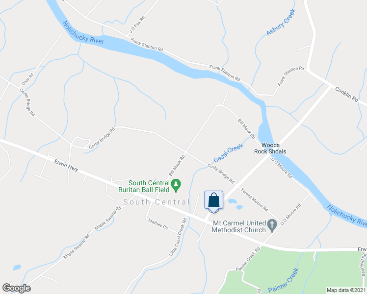 map of restaurants, bars, coffee shops, grocery stores, and more near 1794 Corby Bridge Road in Chuckey