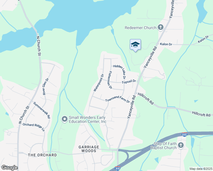 map of restaurants, bars, coffee shops, grocery stores, and more near 5617 Fisherman Drive in Browns Summit