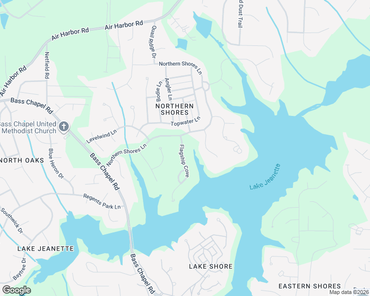 map of restaurants, bars, coffee shops, grocery stores, and more near 1 Flagship Cove in Greensboro