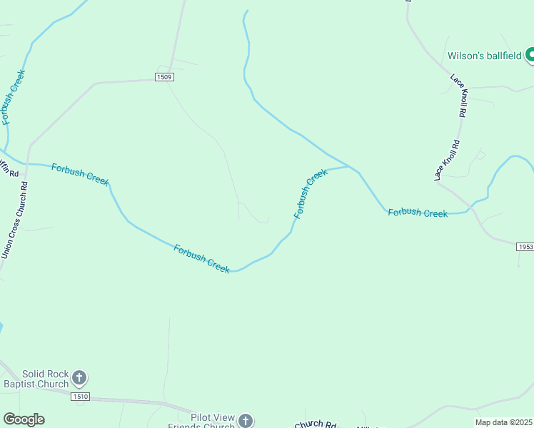 map of restaurants, bars, coffee shops, grocery stores, and more near 1600 Jester Road in Yadkinville