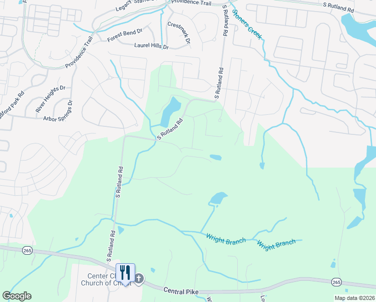 map of restaurants, bars, coffee shops, grocery stores, and more near 780 South Rutland Road in Mount Juliet